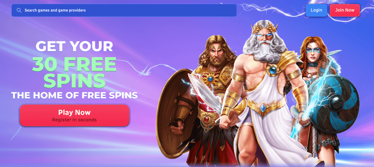 SpinBlitz Homepage